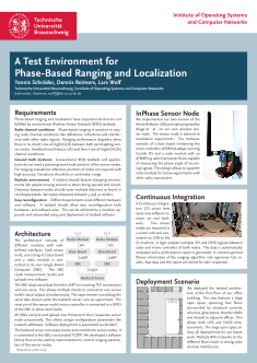 A Test Environment for Phase-Based Ranging and Localization