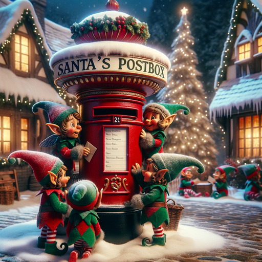 Creative Illustration for Santa's Postbox