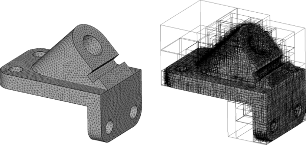 An axis-aligned bounding box (AABB) tree for an object