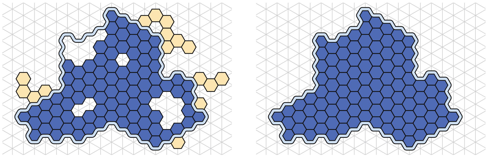 Beispielinstanz des Tile Reconfiguration Problems